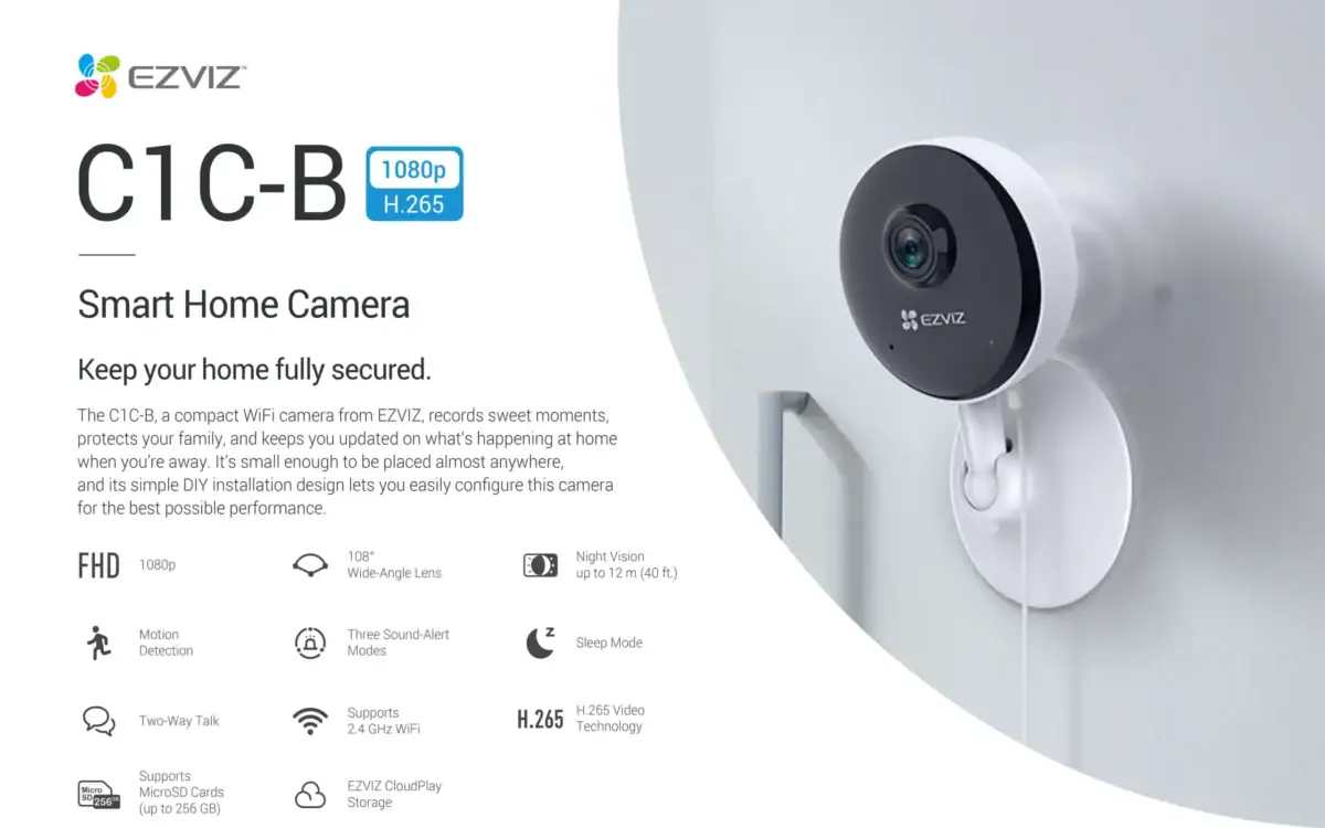 Camera EZVIZ C1C-B – Image 2