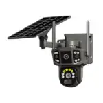 4 MP True Color View Solar Two Screen Outdoor Solar Camera