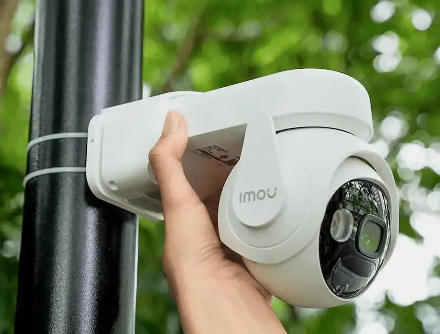 Caméra de surveillance moderne pour maison et commerce au Maroc