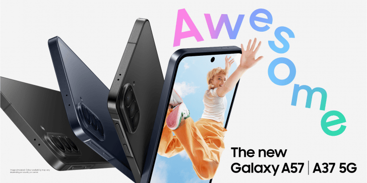 Samsung A57 prix Maroc smartphone 5G écran large triple caméra